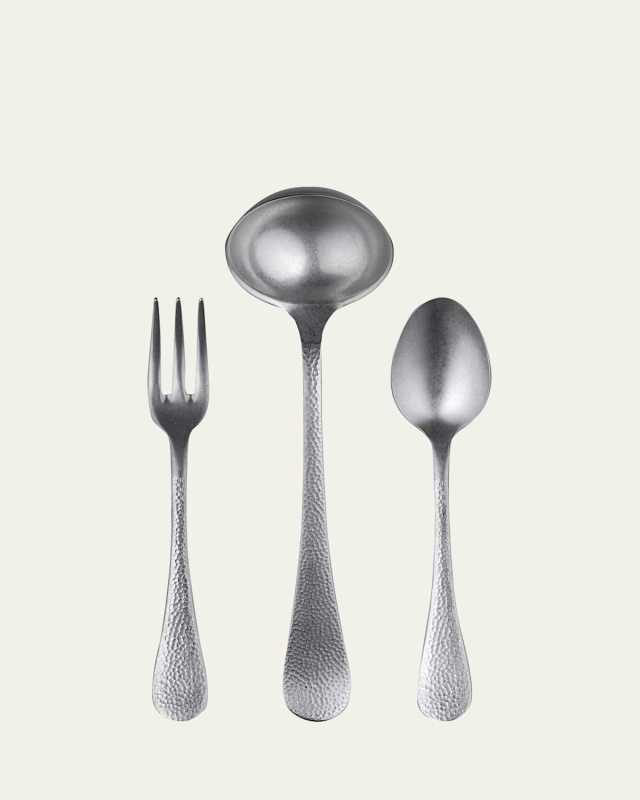 Epoque Pewter 3-Piece Serving Set